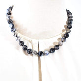 FBT - Dragon Eye Agate Beaded Necklace - FashionByTeresa
